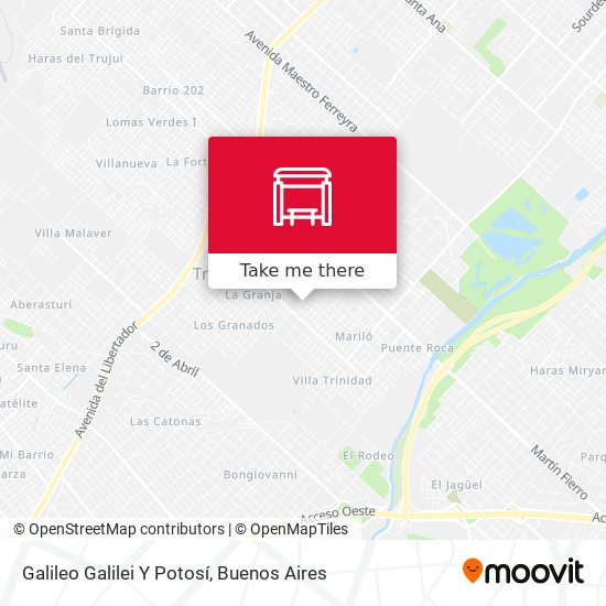 Mapa de Galileo Galilei Y Potosí