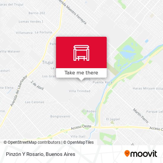 Pinzón Y Rosario map