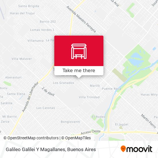 Galileo Galilei Y Magallanes map