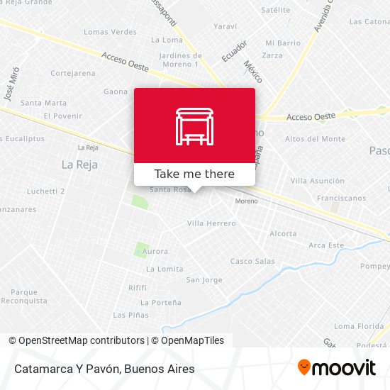 Catamarca Y Pavón map
