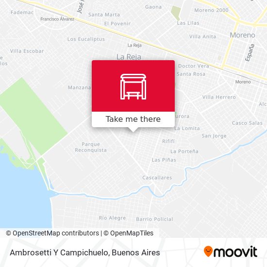 Ambrosetti Y Campichuelo map