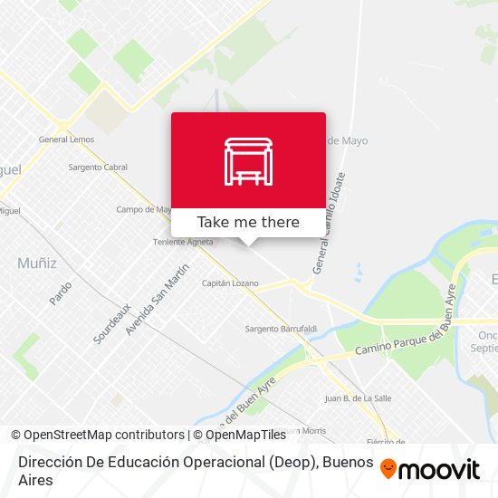 Dirección De Educación Operacional (Deop) map