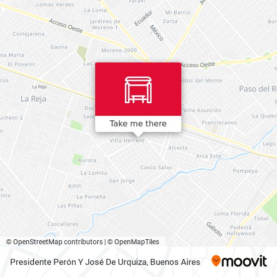 Presidente Perón Y José De Urquiza map