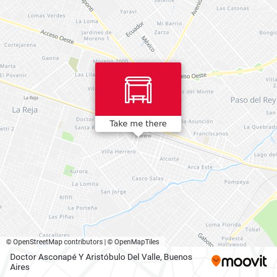 Doctor Asconapé Y Aristóbulo Del Valle map