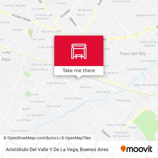 Aristóbulo Del Valle Y De La Vega map