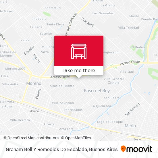 Mapa de Graham Bell Y Remedios De Escalada