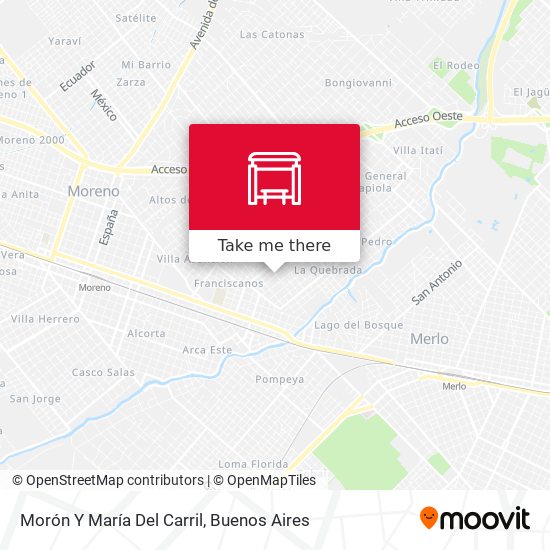 Morón Y María Del Carril map