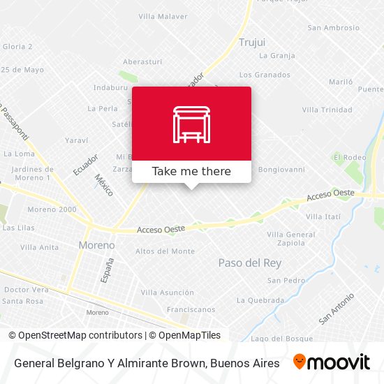 General Belgrano Y Almirante Brown map