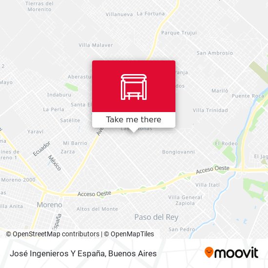 José Ingenieros Y España map