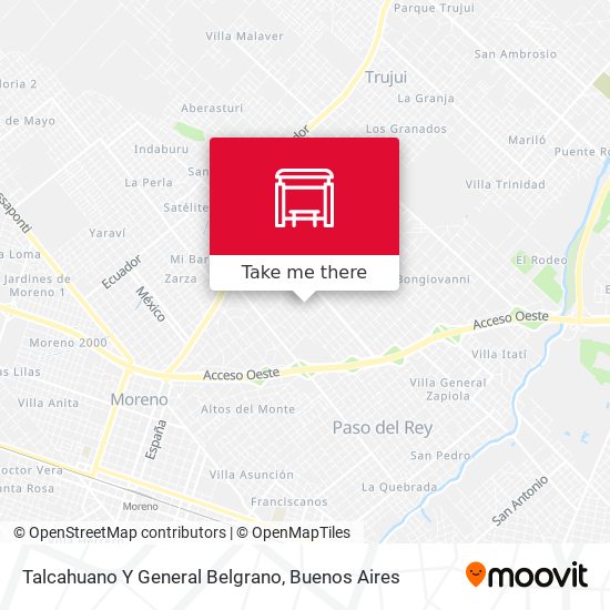 Talcahuano Y General Belgrano map