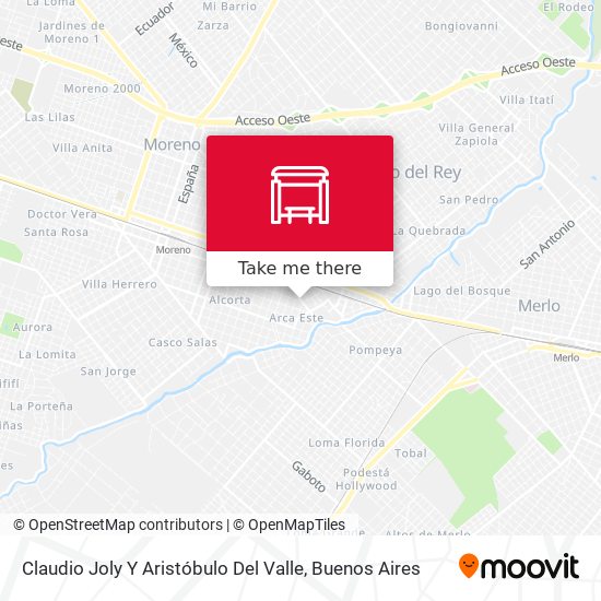 Mapa de Claudio Joly Y Aristóbulo Del Valle