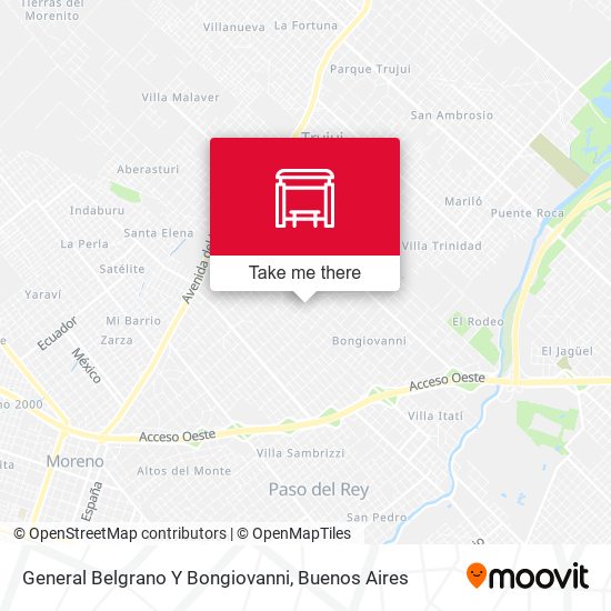 General Belgrano Y Bongiovanni map