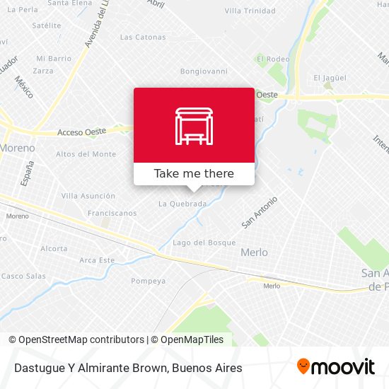 Mapa de Dastugue Y Almirante Brown