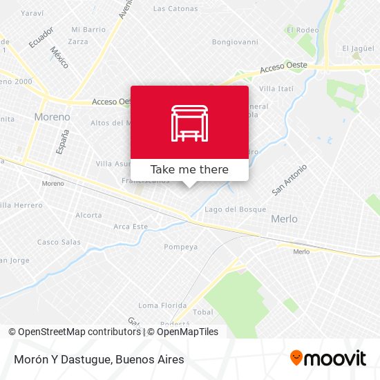 Mapa de Morón Y Dastugue
