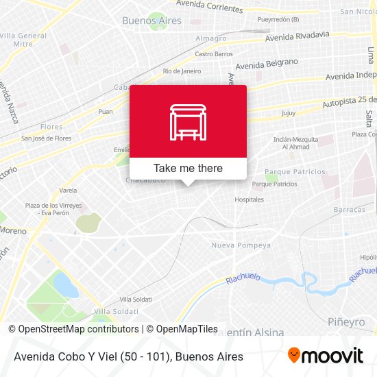 Mapa de Avenida Cobo Y Viel (50 - 101)