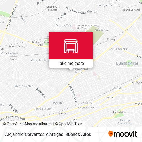 Alejandro Cervantes Y Artigas map