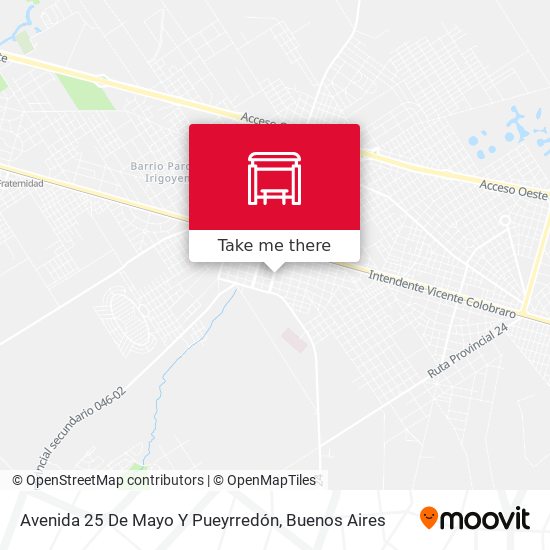 Avenida 25 De Mayo Y Pueyrredón map