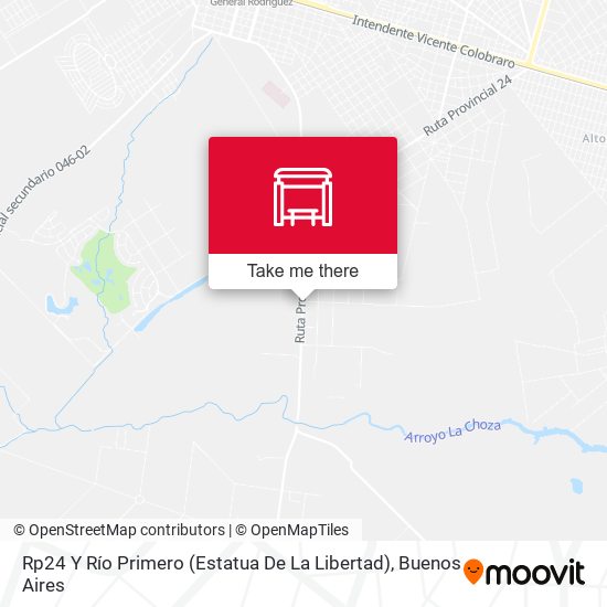Rp24 Y Río Primero (Estatua De La Libertad) map