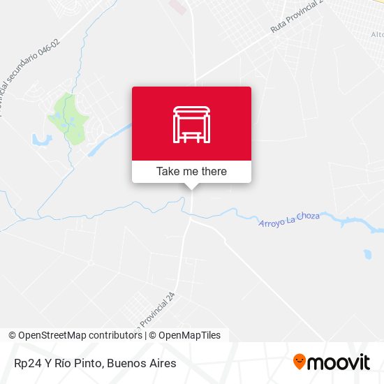 Mapa de Rp24 Y Río Pinto