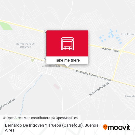 Bernardo De Irigoyen Y Trueba (Carrefour) map