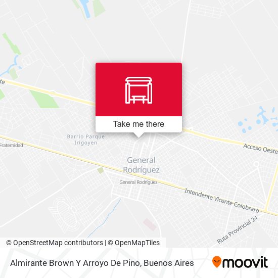 Almirante Brown Y Arroyo De Pino map
