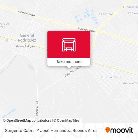 Mapa de Sargento Cabral Y José Hernández