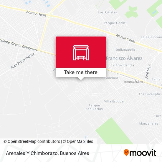 Arenales Y Chimborazo map