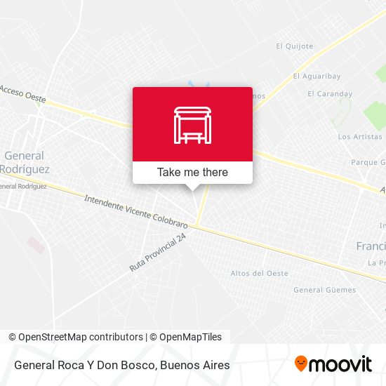 Mapa de General Roca Y Don Bosco