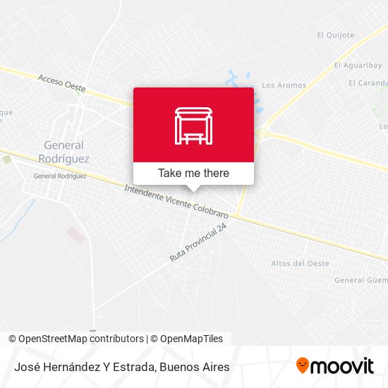 Mapa de José Hernández Y Estrada
