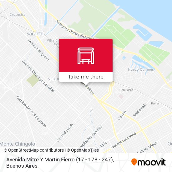 Avenida Mitre Y Martín Fierro (17 - 178 - 247) map