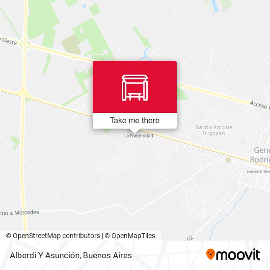 Mapa de Alberdi Y Asunción