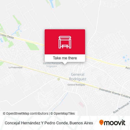 Mapa de Concejal Hernández Y Pedro Conde
