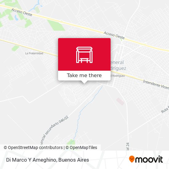 Di Marco Y Ameghino map