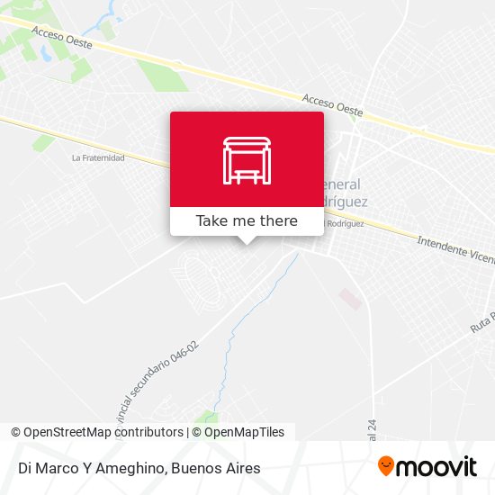 Di Marco Y Ameghino map