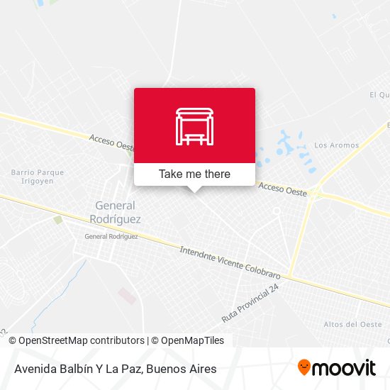 Mapa de Avenida Balbín Y La Paz
