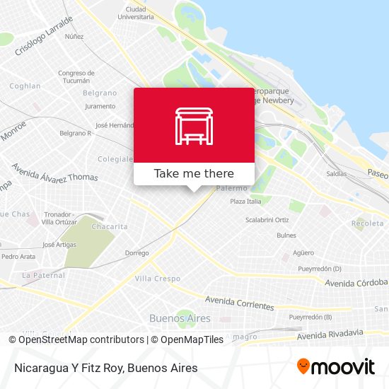 Nicaragua Y Fitz Roy map