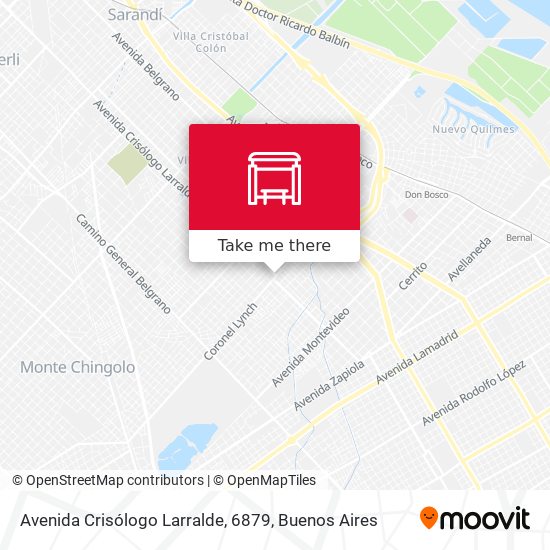 Avenida Crisólogo Larralde, 6879 map