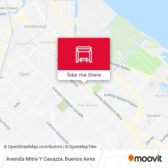Avenida Mitre Y Casazza map