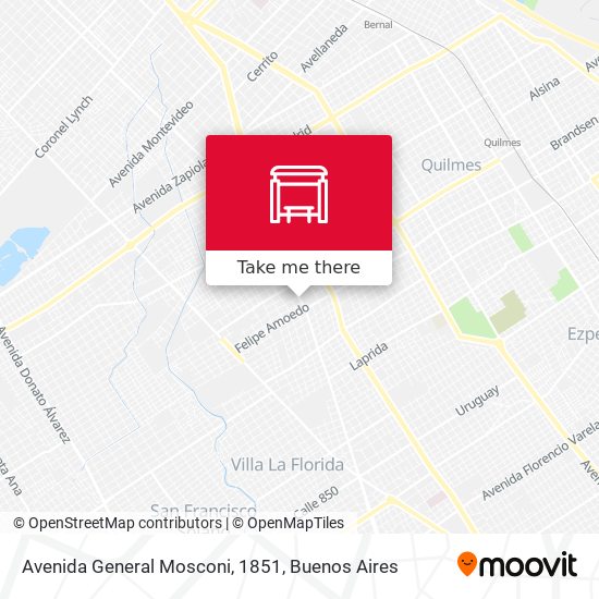 Mapa de Avenida General Mosconi, 1851