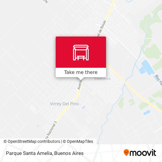 Parque Santa Amelia map
