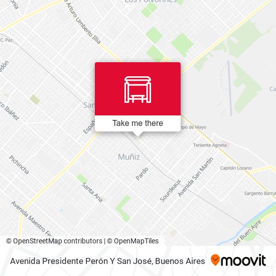 Avenida Presidente Perón Y San José map