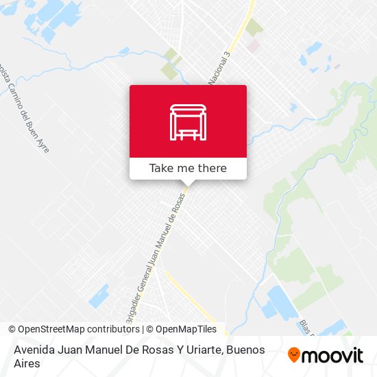 Mapa de Avenida Juan Manuel De Rosas Y Uriarte