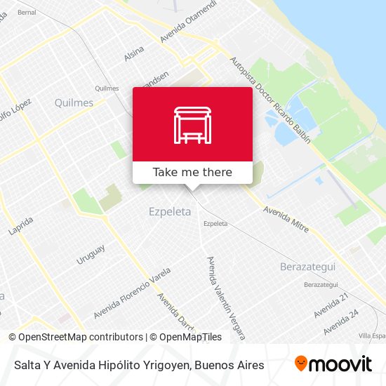 Salta Y Avenida Hipólito Yrigoyen map