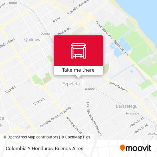Colombia Y Honduras map