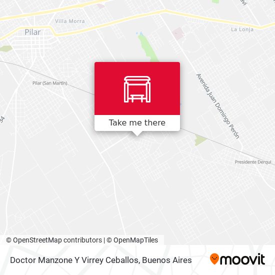 Mapa de Doctor Manzone Y Virrey Ceballos