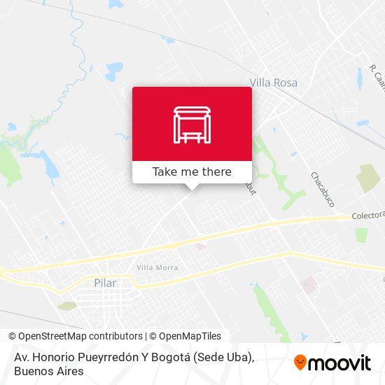 Av. Honorio Pueyrredón Y Bogotá (Sede Uba) map