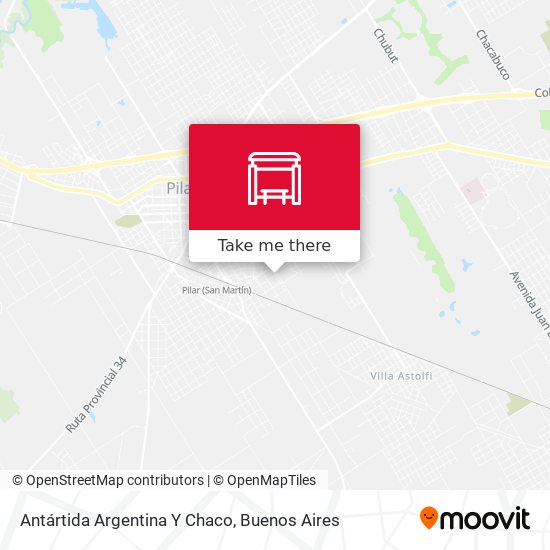 Antártida Argentina Y Chaco map