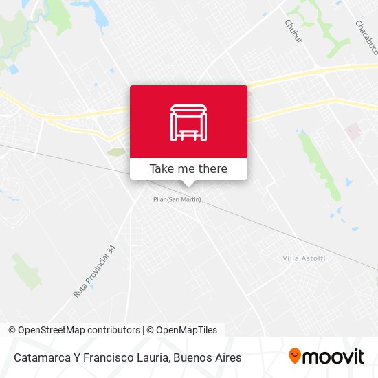 Catamarca Y Francisco Lauria map