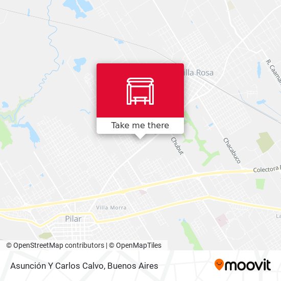 Mapa de Asunción Y Carlos Calvo