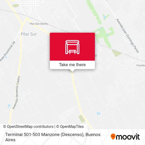 Terminal 501-503 Manzone (Descenso) map